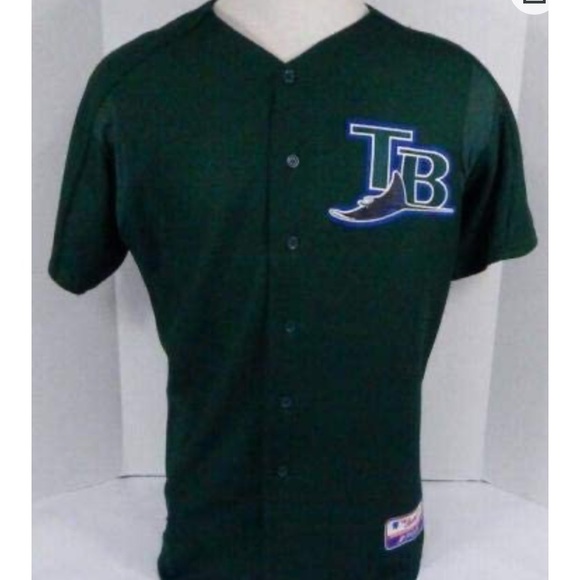 Vintage 2000 Tampa bay devil rays green mesh jersey rare extra large XL unisex - Picture 1 of 10